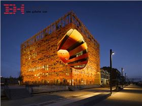 世界建筑文化之旅 法国里昂橙色立方体