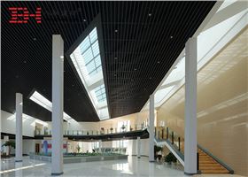 北科建嘉兴创新园展示中心-铝方通吊顶3