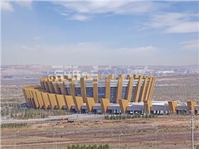 内蒙古鄂尔多斯体育中心-金色氟碳铝单板