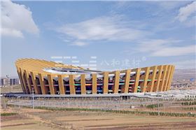 内蒙古鄂尔多斯体育中心-金色氟碳铝单板3