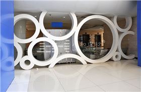 绵阳中心医院 - 造型铝单板所拼成的环3