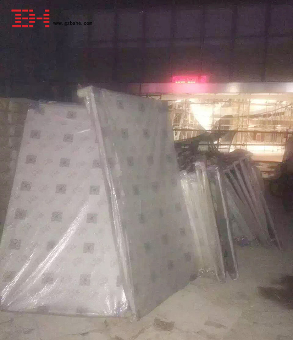 广州合生广场项目定制室内铝单板发货动态4