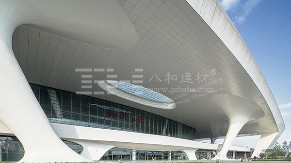 杭州新火车东站-铝单板、铝方通天花2