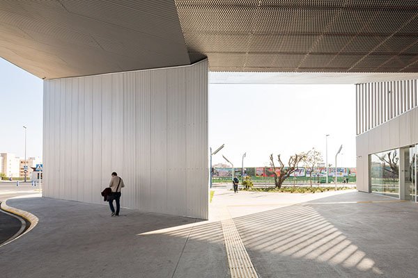 Metal Aluminum Ceiling Decoration Bus Station