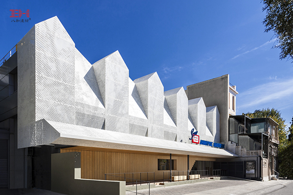 Art Exterior Wall Hollow Aluminum Veneer To Create Fresh Thanopoulos Supermarket