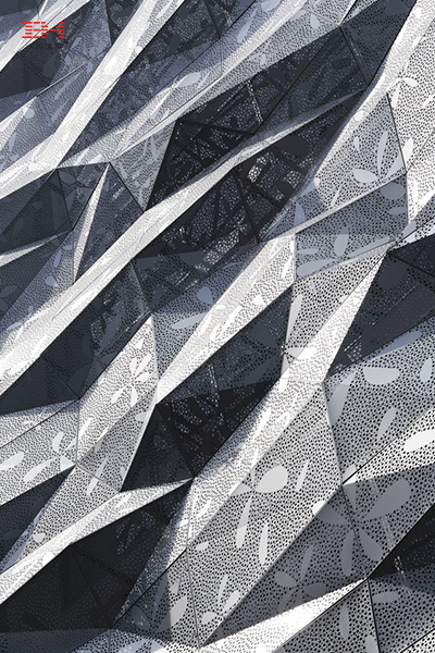 Dear Ginza Building - Art Exterior Stenciled Aluminum Veneer For A Gorgeous Look