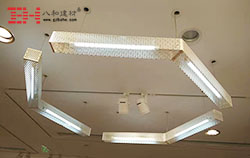 吊顶灯箱  铝拉伸网板的创意制作