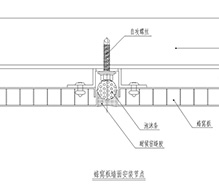 铝蜂窝板墙面安装节点